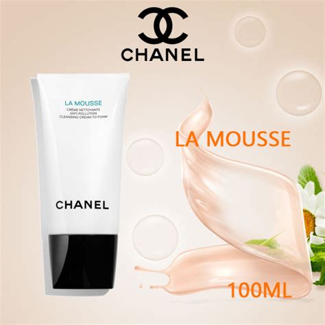 chanel la mousse cleansing cream to foam|chanel foaming face wash.